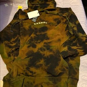 Kangol Brown and Black Hoodie